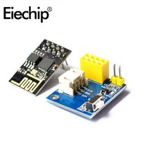 트렌지스터 반도체 전자 부품 호환 ESP8266 ESP-01 무선 WIFI 모듈 WS2812 RGB LED 램프 패널 컨트롤러 Ar, 01 Module-ESP01