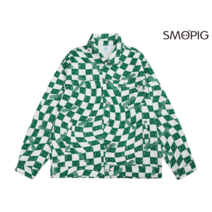 SMOPIG 보드 체크 점퍼