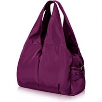 기저귀 가방 스프링 스왈로 마더즈 토트 백 나일론 경량 대용량 수제 2way, 퍼플/XL