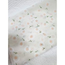 혜인천 소폭 40수 발포거즈면 해바라기 원단