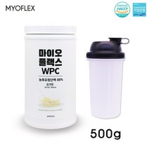식약처인정 단백질보충제 mbp 단백질 가루 분말 유단백 엠비피 균형단백질 프로틴 파우더 쉐이크 류신 포대 유청 우유 뼈 근육건강 식사대용 마이오플렉스, 500g, 1통