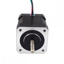 스텝모터 듀얼 샤프트 Nema17 스테퍼 모터 4 리드 48mm 59Ncm(83.78oz.in) 2A 17 스텝 3D 프린터 용 CNC 조, 한개옵션0