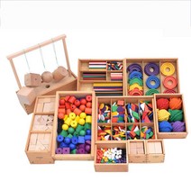 두뇌개발 원목 큰솔 가베교구세트 12종 엔젤 G17367