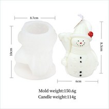 몰드 초 캔들 대형 크리스마스 향 실리콘 캔들 몰드 DIY 산타 크리스마스 트리 석고 수제 비누 케이크 초콜릿 몰드 수지 신제품, a