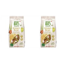 Rossmann enerBiO Green Spelled Burger vegan 로스만 바이오 비건 그린 스펠트밀 버거 패티 믹스 200g 2개