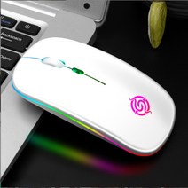BM110 바이퍼 충전 무선 마우스, 흰색