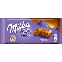 밀카 누아제트 헤이즐넛 초콜릿 100g Milka Noisette, 1팩