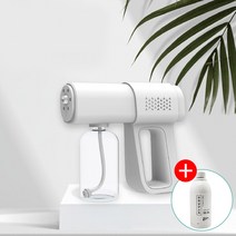 디큐브 USB 충전식 무선 소독건 / 가정용 휴대용 방역 살균 소독 자동 미세 분무 스프레이 건, 디큐브 소독건+리필 살균소독액300ml