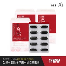 [베스처] 헤모철 플러스 엽산 3박스(6개월분) / 철분, 상세 설명 참조, 상세 설명 참조