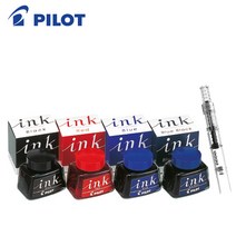 파이롯트 만년필용 병잉크 컨버터, 만년필 잉크 30ml, 레드(INK-30)