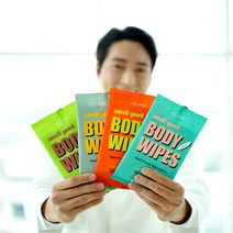 [폴라레나]체험팩 무료배송/바디티슈 데오티슈 데오드란트티슈 땀티슈 빅사이즈 두꺼운물티슈, 1박스（10매）, 1매 체험분 무료증정, 221 후르츠페스티벌（시트러스）