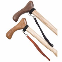 Brazos 브라질 워킹 스틱 또는 지팡이를 위한 손목 스트랩 브라운 블랙도 가능, Brown, Free size