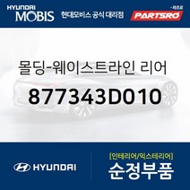몰딩-웨이스트라인 리어 도어 우측 (877343D010) 현대모비스 부품몰 쏘나타EF