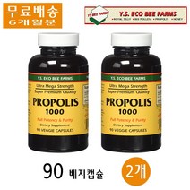 Y.S. 에코비팜스 프로폴리스 1000mg 90 베지캡슐 2개 세트