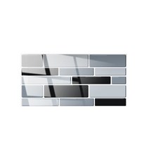 모자이크 엠보싱 타일 스티커 주방 욕실 벽 데칼 방수 모조 아트 벽화 벽지 20x10cm, 11 K