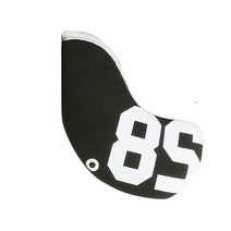 아이언통커버 아이언덮개 골프채커버 네오프렌 골프 클럽 헤드 간단한 샌드 웨지 4860 도 번호 인쇄 135x7cm 1 개, 6.58 Degree black
