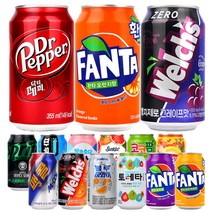 코카콜라 [뚱캔박스세트]버라이어티B세트 뚱캔15캔 럭키박스, 15캔, 340ml