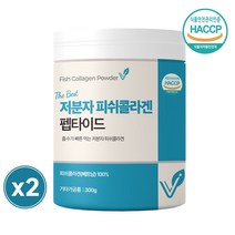 500달톤 초저분자콜라겐 가루 수용성 어류콜라겐 저분자 콜라겐 펩타이드 피쉬 생선 명태껍질 먹는콜라겐 효능 먹는법, 2개, 300g