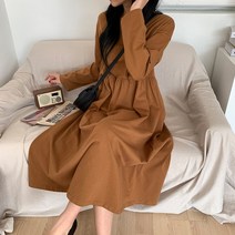 [로잘린][국내생산] 면100% 라라 셔링 원피스 빅사이즈 롱원피스 편안한 홈웨어 데일리 원피스 편하게 몸매 신경 안쓰고 입어요~~~!!