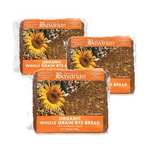 540년 전통 독일 슐렌더 바바리안 유기농 천연발효 해바라기씨 호밀빵 (500g x 3개), 500g, 3개