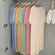 냉감 스판 원피스 잠옷 파자마 홈웨어 이지웨어 임부복