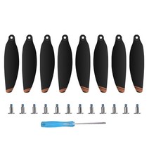 미니드론프로펠러 입문용 프로펠러 12pcs 나사와 8pcs 경량 낮은 소음 프로 펠 러 DJI 미니 SE 미니 2 드론 액세서리에 적합 한 1pc 스크루 드라이버