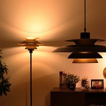루이스폴센ph3 루이스폴센판텔라플로어 쇼파램프, 블랙 PH5 탁상용 램프  레트로 전구 7W