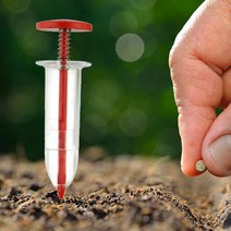Seeder Garden Seeding Dispenser 파종 용품 파종기 조절 식 휴대용 꽃 잔디 주사기 시더