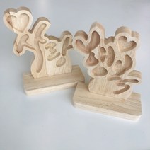 행복 사랑 나무틀 모스틀 원목틀 액자 스칸디아모스 모스프레임(고무나무)