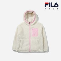 [휠라 슈즈] [공식] 휠라 키즈 포켓 보아 후리스 자켓 플리스 LIGHT PINK