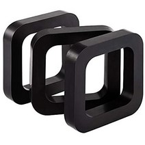 자동차 견인고리 견인볼버퍼링 블랙 자동차 소음 감소 범용 히치 수신기 패드 조정 가능한 볼 마운트 사각, 한개옵션0