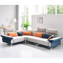 [희망일배송] 베르디 아쿠아클린 신소재 조야 아쿠아텍스 모듈형 패브릭소파 일자형 코너형 카우치, 6인용(코너형)