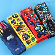 짱구 비밀 지함필통 아동 어린이필통, 랜덤