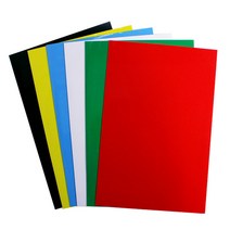 화신 칼라 고무 자석판 200x300x0.8T 녹색, 30개