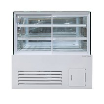 업소용 화이트 쇼케이스 앞문 사각 3단 세경 1200, 상세 참조