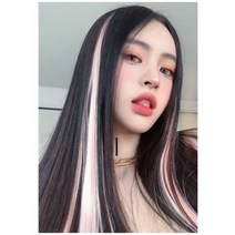 가발위드 부분가발 붙임머리 5.5cm 스트레이트 포인트 브릿지 피스 가발, 09.레드