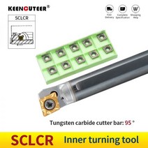 C10K/C12M/C14N/C16Q/C20R SCLCR06/09 텅스텐 스틸 커터 바 내부 구멍 선삭 공구 CCMT 초경 블레이드 선반 세트, C14N-SCLCR09, CCMT09T304-TM YZ6020