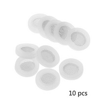 10pcs o 링 고무 가스켓 샤워 헤드 입구 파이프 용 그물 호스 씰 와셔, 하얀색