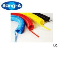 우레탄코일호스 4X2 UC-0402 상아뉴매틱 우레탄코일튜브, UC-0402-100, BU:파랑