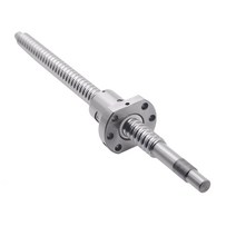 볼 스크류 SFU1605 200 300 350 400 500 600 800 1000mm 나사 C7 1605 플랜지 싱글 너트 BK/BF12 RM1605 CNC, [25] 1500mm