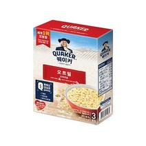 퀘이커 오트밀 오리지널, 90g, 15개