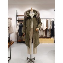 퍼후드 야상형 덕다운 롱패딩(T228ADJ532)(1271203)