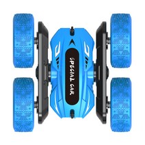 JJRC Q95 RC 스턴트 자동차 트랙 휠 교환 드리프트 양면 360 회전 플립 2.4GHZ 원격 제어 자동차 키즈 완구 RC 스턴트 자동차 트랙 휠 교환 드리프트, Blue