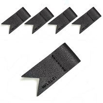 롤시 가죽 펜꽂이 핸드메이드 멀티홀더 5개세트, 럭셔리블랙