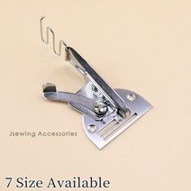 엣지밴딩기 A10/S60 폴더 얇은 패브릭 직각 바이어스 바인더 세트 1-Needle Lockstitch 재봉틀 커브 엣지, 05 Tape Size 32mm