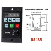 주파수 변환기 400w 750w 추가 rs485 삼상 모터 드라이버 mcu t13 750w 12 h 단상 입력단순, 수스웨-810-750w