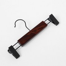 키알리 우디나인 집게형 원목 바지걸이 치마걸이 나무 옷걸이 3P, 색상, 33cm