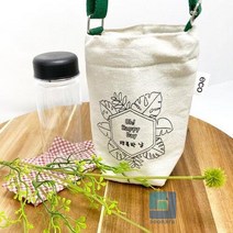 TD 캔버스 에코 텀블러 보냉 백 가방 물병 350ml 만들기 취미 키트 미술 재료 DIY, 2. 개구리 왕자