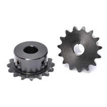 스프라켓 휠셋 디스크휠커버 체인기어 5mm-18mm 보어 산업용 스프로킷 휠 모터 체인 드라이브 04C 기어 45