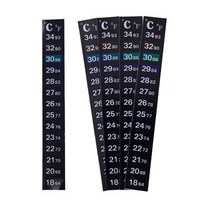 달자샵 1+1 다용도 부착형 스틱 온도계 다기능 안전 온도계 스티커, 1Pcs+1Pcs